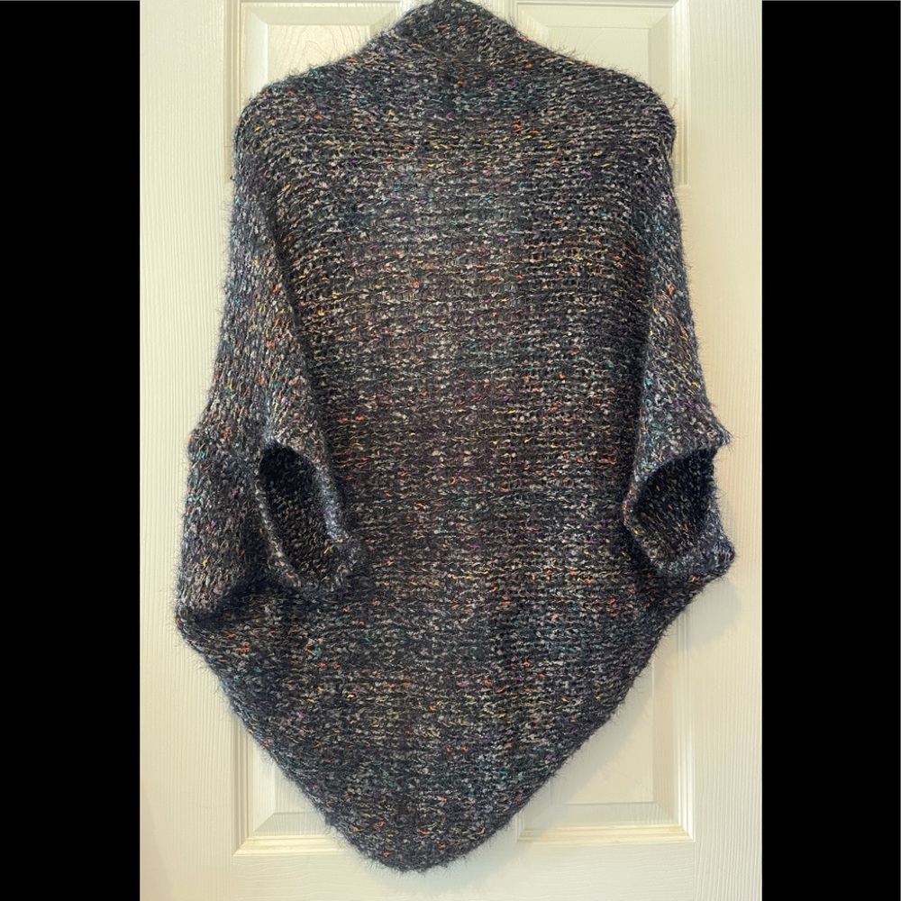Women’s Multicolor Knit Shawl One size - Picture 3 of 6